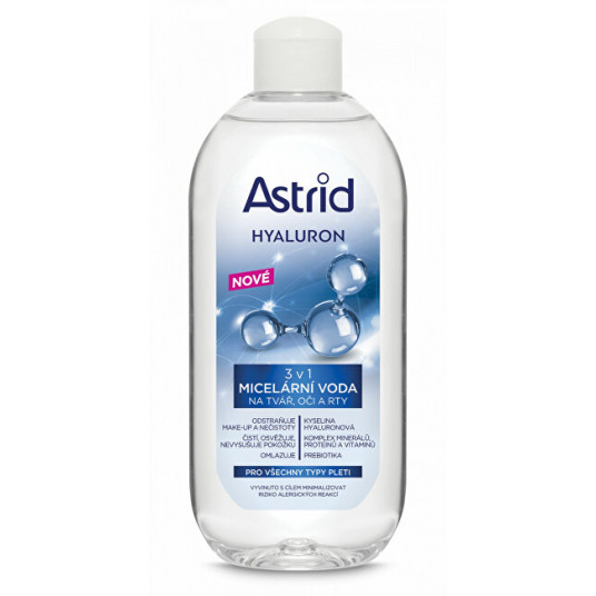 Astrid - Micellar water for face, eyes and lips 3 in 1 Hyaluron 400 ml