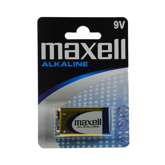 Maxell Alkaline Vienkartinė baterija 9V Šarminis 