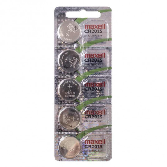  MAXELL specialioji baterija CR2025, 5 vnt. 