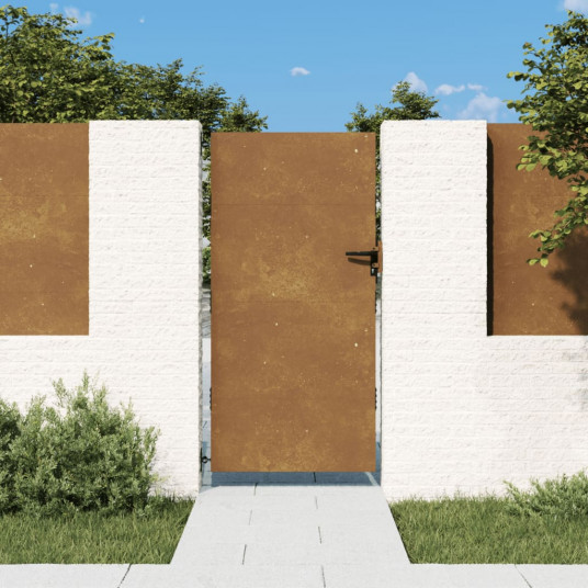 Sodo vartai, 85x175cm, corten plienas