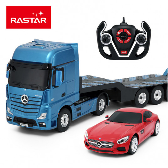  RASTAR vilkikas su automobiliu valdomas RC Mercedes-Benz Actros, 74940 