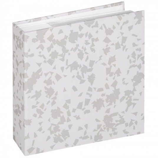  Albumas WALTHER ME-298-1 Terrazzo stone white 10x15 200, balti lapai | kišeninis | knyginio rišimo 