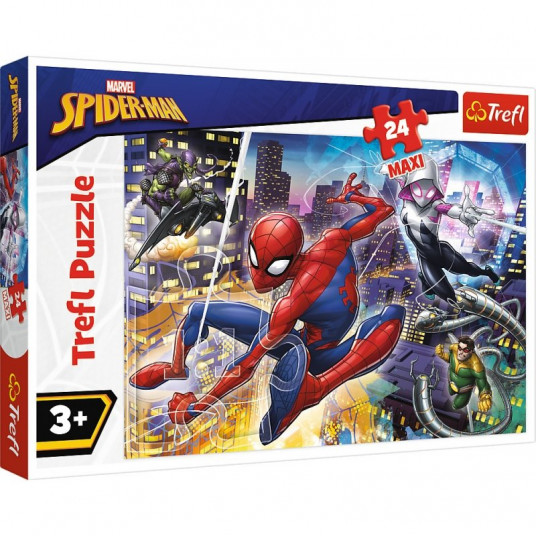 TREFL SPIDER-MAN dėlionė „Žmogus-voras“, 24 det.
