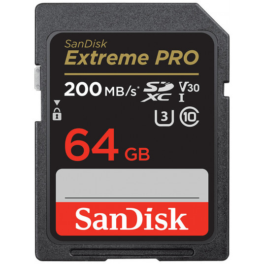 Sandisk memory card SDXC 64GB Extreme Pro
