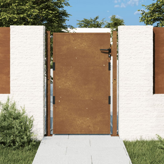  Sodo vartai, 105x130cm, corten plienas 