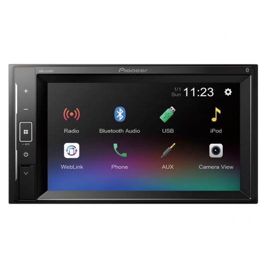  Auto meediakeskus Pioneer 2DIN, BT 