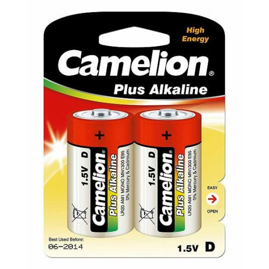  Camelion D/LR20, Plus Alkaline, 2 pc(s) 