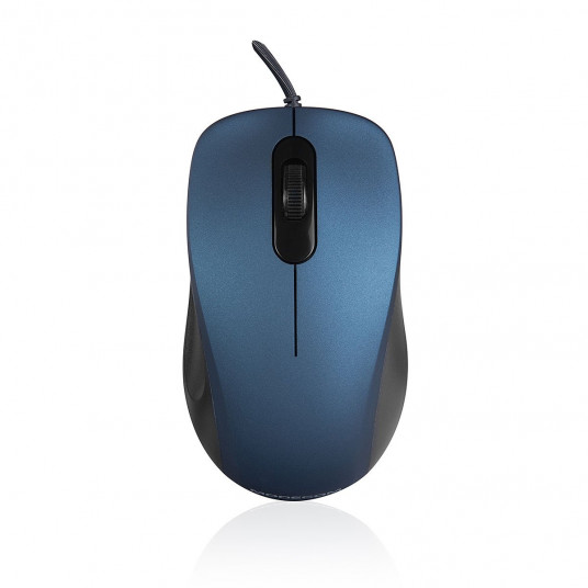  Modecom MC-M10 Optical Mouse with USB / 1.5m / 1000 DPI / Blue 