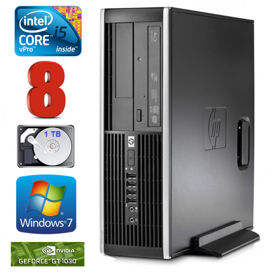  HP 8100 Elite SFF i5-650 8GB 1TB GT1030 2GB DVD WIN7Pro 