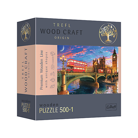  TREFL 500+1 det. medinė dėlionė „Londonas“ 