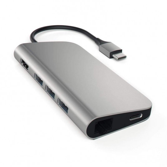  USB Hub Satechi USB-C Multi-Port 4K GB Ethernet Gray 