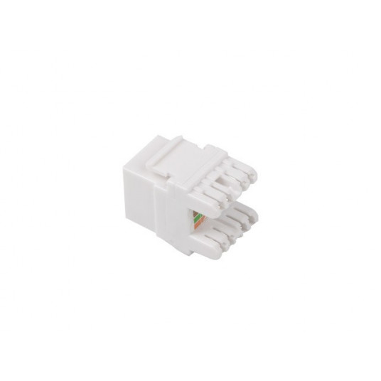 Lanberg keystone gniazdo RJ45 - LSA UTP kat. 6 180°