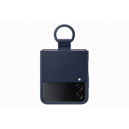 Samsung Galaxy Flip4 Silicone Cover with Ring Navy 