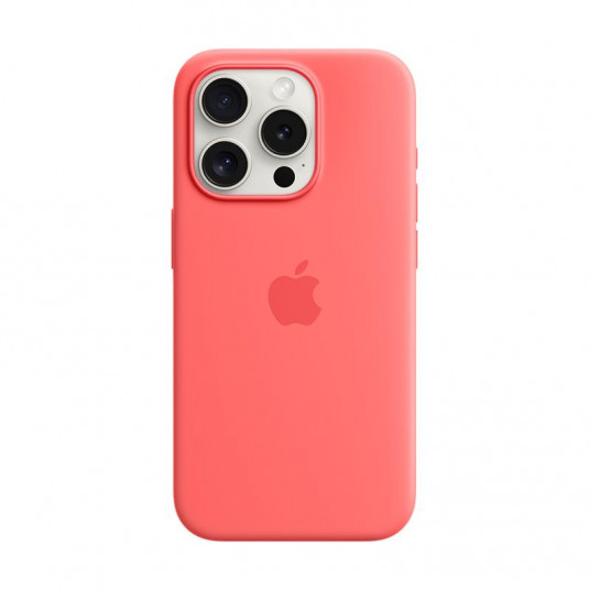  Dėklas Apple "Silicone Case with MagSafe iPhone 15 Pro (MT1G3ZM/A)" Guava 