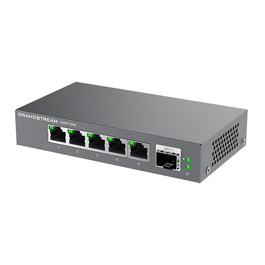  Grandstream Networks GWN7701P tinklo komutatorius Ne-valdomas Gigabit Ethernet (10/100/1000) Maitinimas per Eternetą (PoE) Juoda 