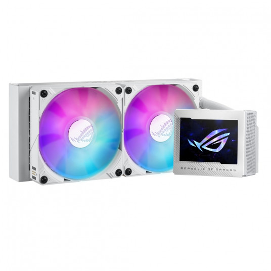  ASUS ROG RYUJIN III 240 ARGB White Edition Procesorius Universalusis skystinis aušintuvas 12 cm Balta 1 vnt 