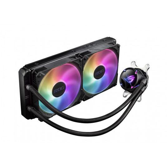  ASUS ROG STRIX LC II 280 ARGB Procesorius Universalusis skystinis aušintuvas 14 cm Juoda 1 vnt 