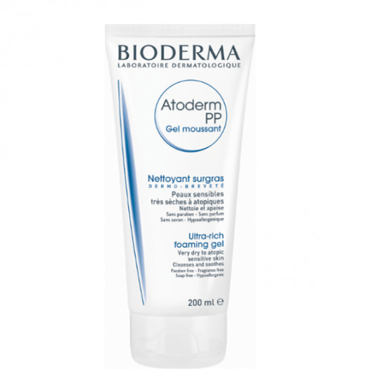  Bioderma - Cleansing Gel for Dry Skin (Atoderm PP Ultra Rich Foaming Gel) - 500 ml 