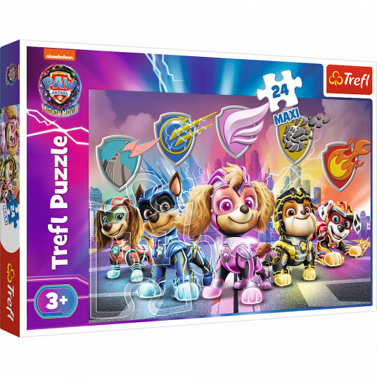 TREFL PAW PATROL 15 det. dėlionė „Šuniukai-patruliai“, 24 det.