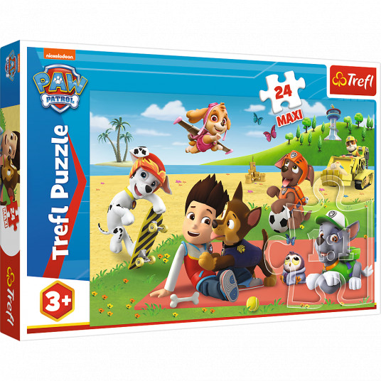 TREFL PAW PATROL 15 det. dėlionė „Šuniukai-patruliai“, 24 det.