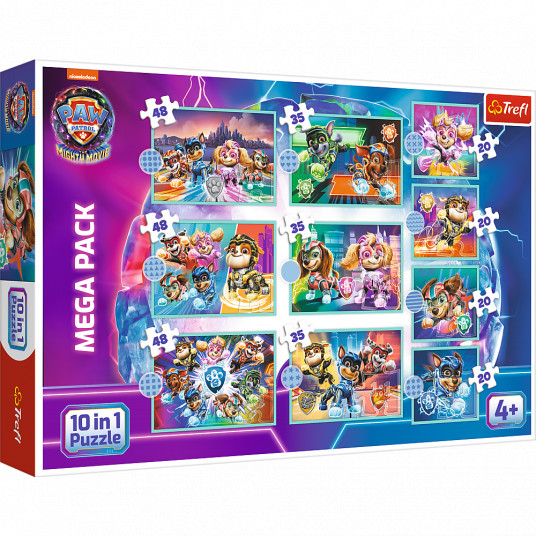 TREFL PAW PATROL 10 dėlionių rinkinys „Šuniukai-patruliai“