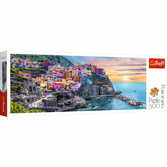 TREFL panoraminė dėlionė „Vernazza Italija“, 500 det.