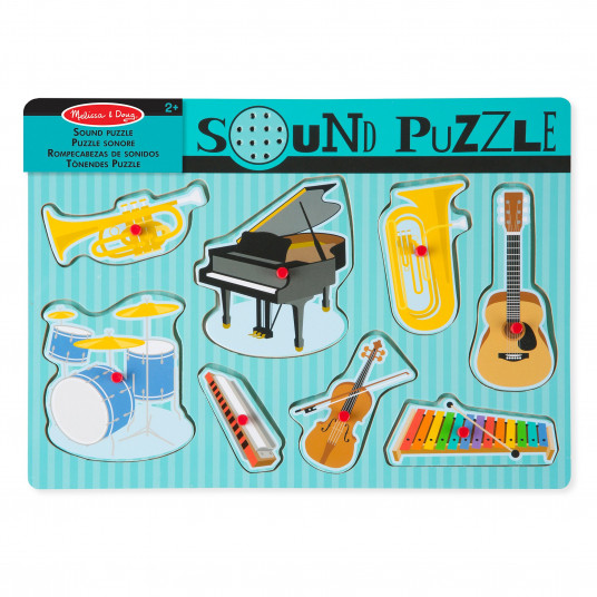 MELISSA & DOUG Skambanti dėlionė „Muzikos instrumentai“