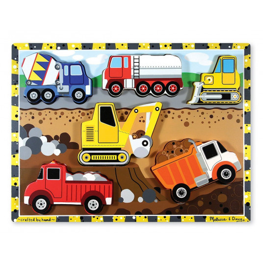 MELISSA & DOUG Dėlionė „Statybų aikštelė"