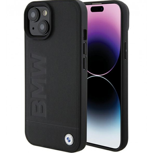  BMW Magsafe Leather Hot Stamp Case for Apple iPhone 15  Plus 