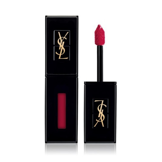 Yves Saint Laurent - Lipstick Vernis À Lèvres Vinyl Cream (Glossy Lips ) 5.5 ml - N°407 - Carmin Session