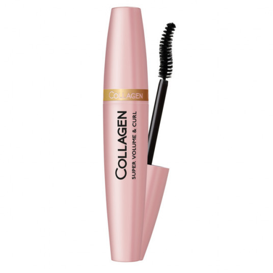 Dermacol - Mascara for volume and curling of eyelashes Collagen (Super Volume & Curl Mascara) 12 ml - Black