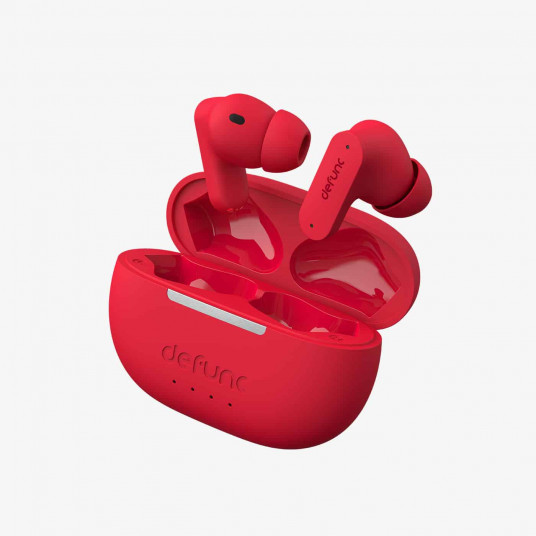  Defunc True Anc Earbuds, In-Ear, Wireless, Red 