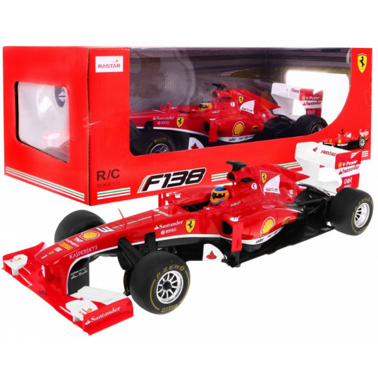 NUOTOLINIU BŪDŲ VALDOMAS AUTOMOBILIS - FERRARI F1 RASTAR, RAUDONAS