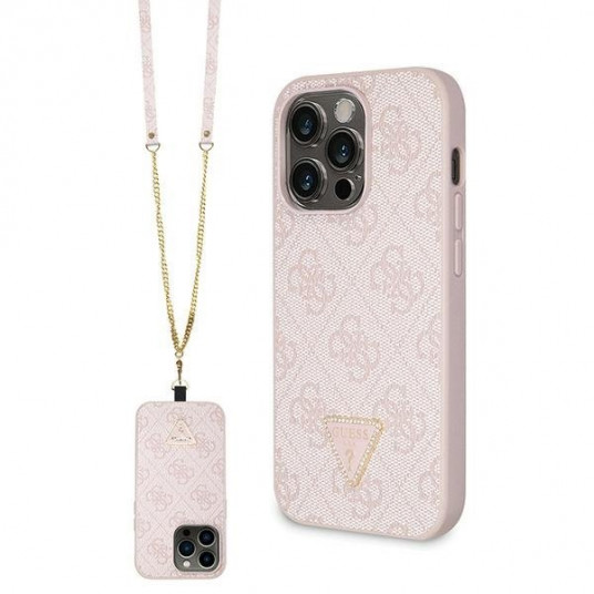  Guess Crossbody 4G Metal Logo Back Case for Apple iPhone 15 Pro 