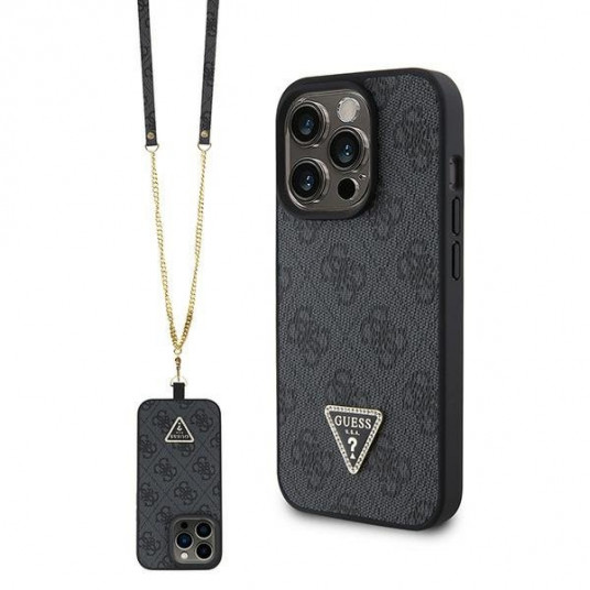  Guess Crossbody 4G Metal Logo Back Case for Apple iPhone 15 Pro 