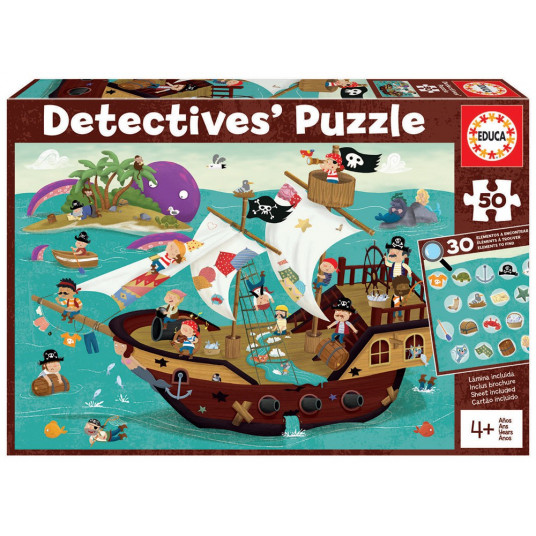 Dėlionė (puzzle) 50 PIRATAI 6-8 metų