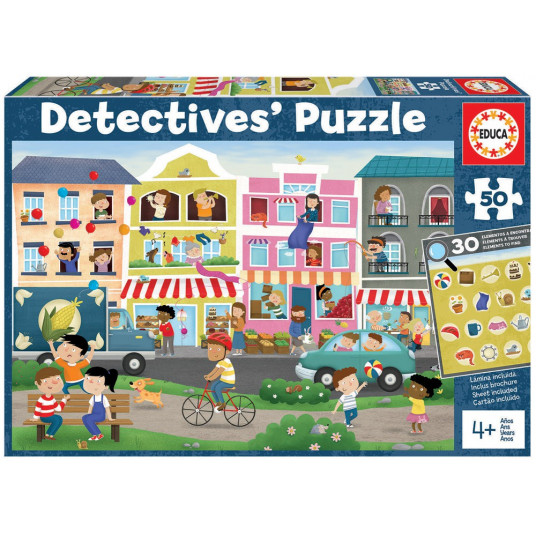 Dėlionė (puzzle) 50 CITY "DETECTIVES" 6-8metų