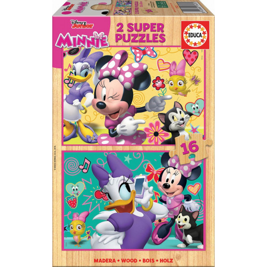  2 dėlionėS (puzzle) 2X16 MINNIE ir MICKEY 