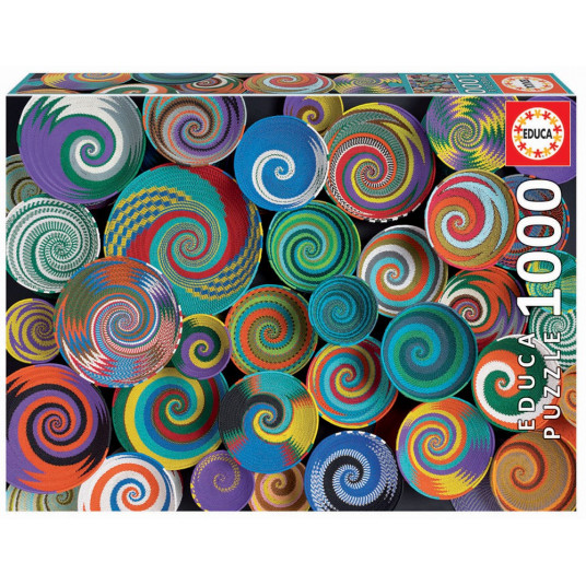  Dėlionė (puzzle) 1000 AFRIKIETIŠKI KREPŠELIAI 12-99 metų 