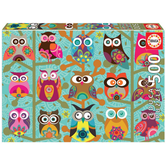 Dėlionė (puzzle) 500 PELĖDOS