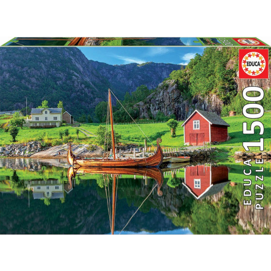 Dėlionė (puzzle) 1500 VIKINGŲ LAIVAS 12-99metų