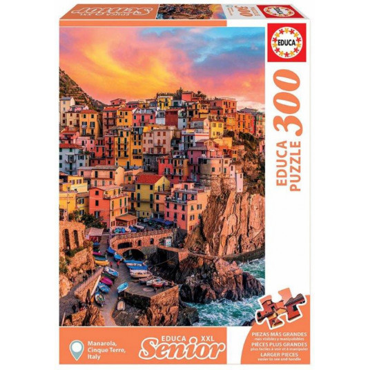  Dėlionė (puzzle) 300 MANAROLA Italija  SENIOR XXL 