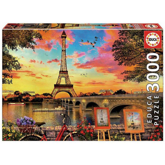  Dėlionė (puzzle) 3000 SAULĖLYDIS PARYŽIUJE 12-99metų 