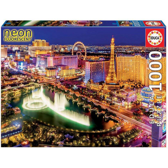 Dėlionė (puzzle) 1000 NEON LAS VEGAS 12-99 metų