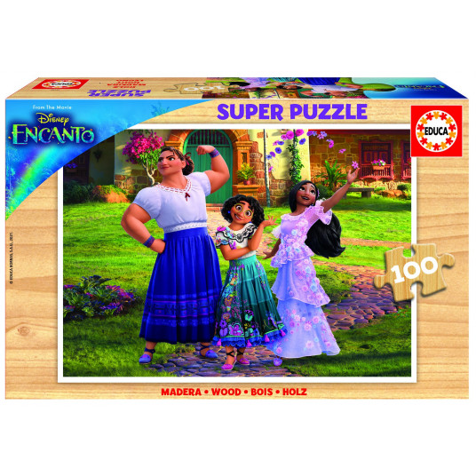 Dėlionė (puzzle) medinė 100 DISNEY ENCANTO 6-8metų