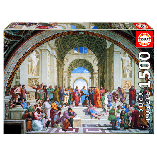 Dėlionė (puzzle) 1500 SCHOOL of ATHENS, RAPHAEL 14-99metų