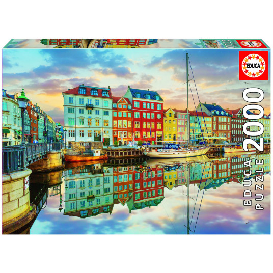 Dėlionė (puzzle) 2000 PORT of COPENHAGEN 14-99metų