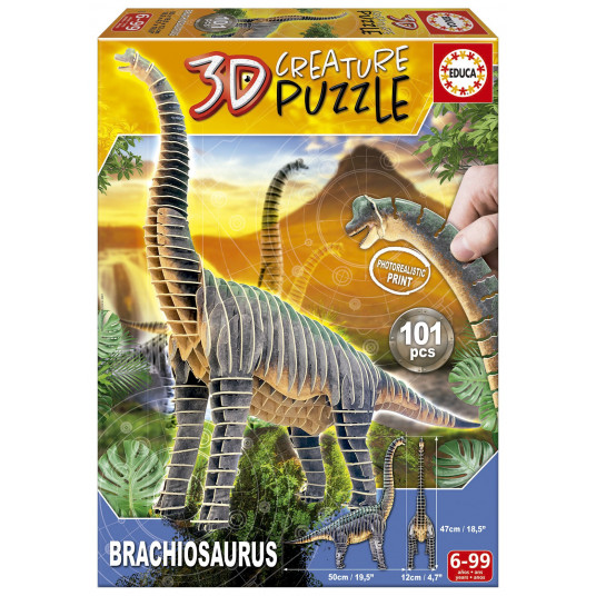  3D dėlionė (puzzle) BRACHIOSAURUS 6-99metų 