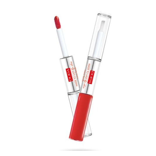 Pupa - Long (Liquid Lip Colour) 2 x 4 ml - 018 Imperial Red
