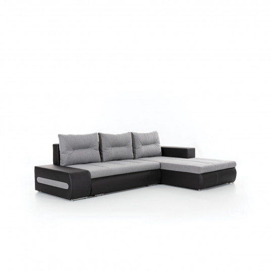 Kampinė sofa Ottavio su patalynės dėže, audinys Sawana 21, Soft 11